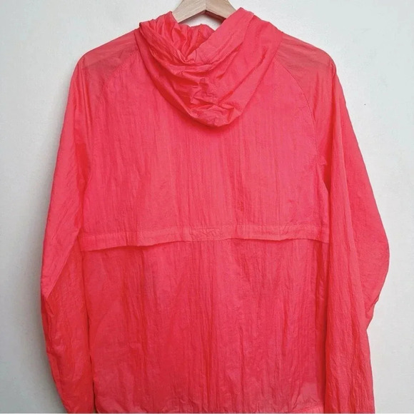 Champion Womens Size Small Pink Manorak Windbreaker Hoodie Jacket - Picture 12 of 14